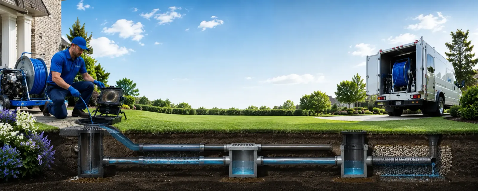 Outdoor drain cleaning information for Kernersville, NC